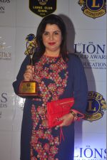 Farah Khan at the 21st Lions Gold Awards 2015 in Mumbai on 6th Jan 2015